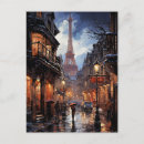 Search for romantic painting postcards France