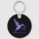 Search for epilepsy purple ribbon key rings Warrior