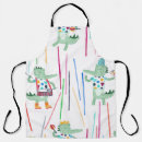 Search for alligator aprons Illustration