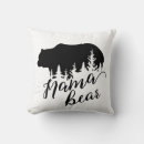 Search for black bear cushions Black and white