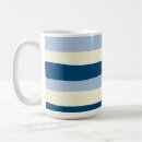 Search for blue and cream mugs Stripes