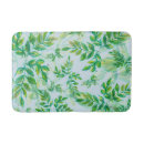 Search for green leaf bath mats Watercolor