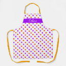 Search for purple polka dots aprons Kitchen