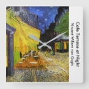 Search for cafe clocks Gogh
