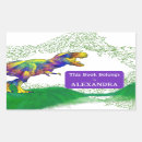 Search for dinosaur bookplates Watercolor