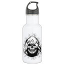 Search for skull water bottles Black and white