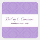 Search for lavender lace wedding stickers Purple