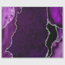 Search for purple and silver wrapping paper Faux glitter