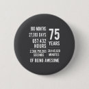 Search for 75th birthday badges Vintage