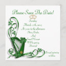 Search for irish save the dates Shamrocks
