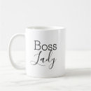 Search for boss lady black mugs White