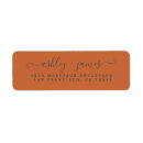 Search for fall colours return address labels Modern typography