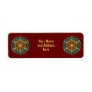 Search for fractals return address labels Mandala