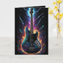 Search for bass guitar cards Rock