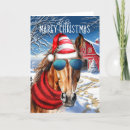 Search for funny horse christmas cards Horses