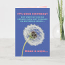 Search for dandelion birthday cards Make a wish