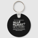 Search for your prayers key rings Design