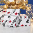 Search for black nutcracker wrapping paper Black and white