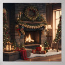 Search for christmas fireplace posters Wreath