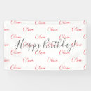 Search for red birthday party banners Script