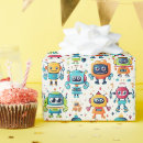 Search for robot wrapping paper Cartoon