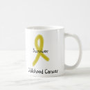 Search for gold ribbon mugs Cancer
