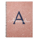 Search for rose blue notebooks Girly