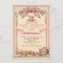 Search for shabby chic tea party invitations Vintage