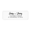 Search for married couple return address labels Minimalist