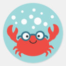 Search for funny crab stickers Marine