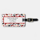Search for red luggage tags Girly