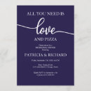 Search for pizza rehearsal dinner invitations Modern