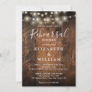 Search for rehearsal dinner invitations String lights