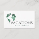 Search for vacation business cards Simple