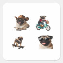 Search for funny pugs stickers Humor