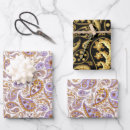 Search for paisley wrapping paper Purple