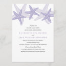 Search for starfish wedding invitations Sea