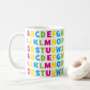 Search for kids alphabet mugs Colourful