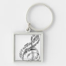 Search for white note key rings Treble clef