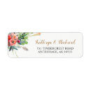 Search for country garden return address labels Watercolor