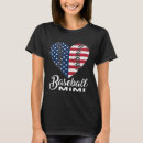 Search for baseball mimi tshirts Heart