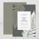 Search for fern wedding save the dates Forest