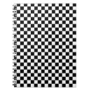 Search for black and white notebooks Chequered