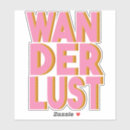 Search for fun travel stickers Pink