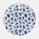 Search for stained glass pattern christmas tree decorations Blue