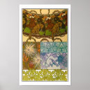 Search for art nouveau style posters Mucha