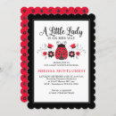 Search for polka dot baby shower invitations Red