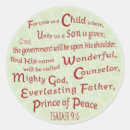 Search for isaiah 6 stickers Christmas bible verse