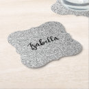 Search for grey silver coasters Sparkly