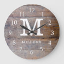 Search for rustic wood clocks Housewarming